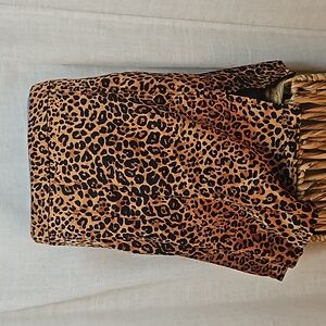 Your Wild Side Brown Cheetah Print Satin Mini Skirt